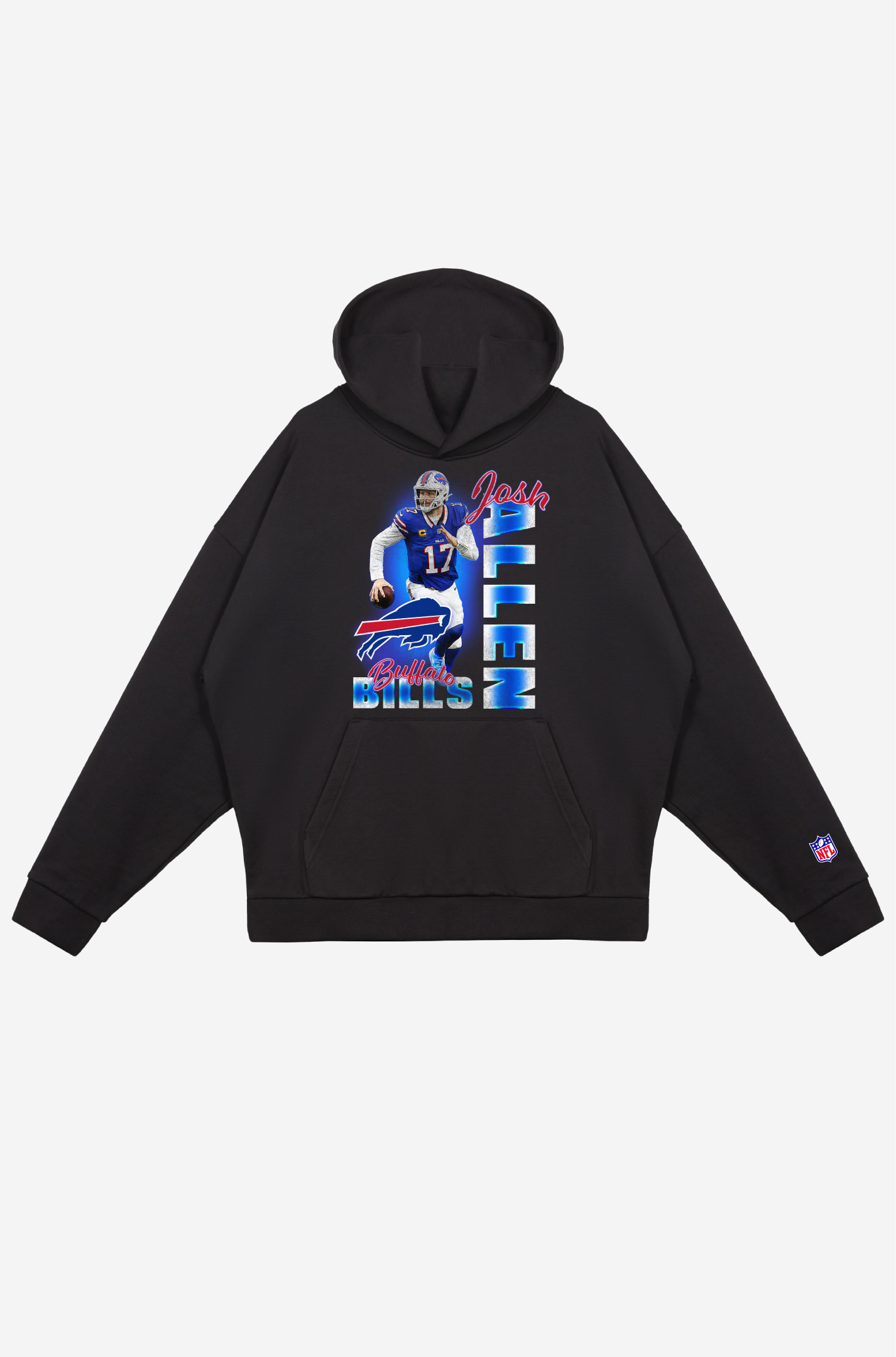 Josh Allen SuperHeavy™️ Hoodie - Schwarz