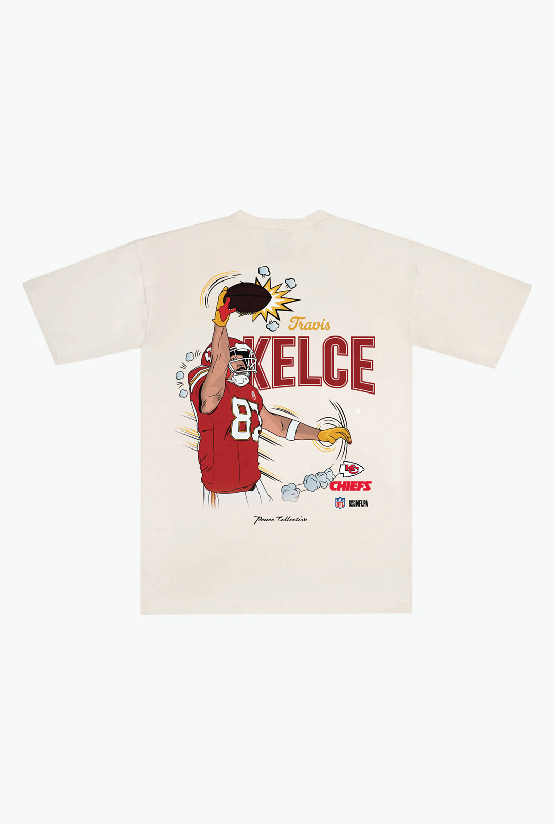 Travis Kelce Heavyweight T-Shirt - Ivory