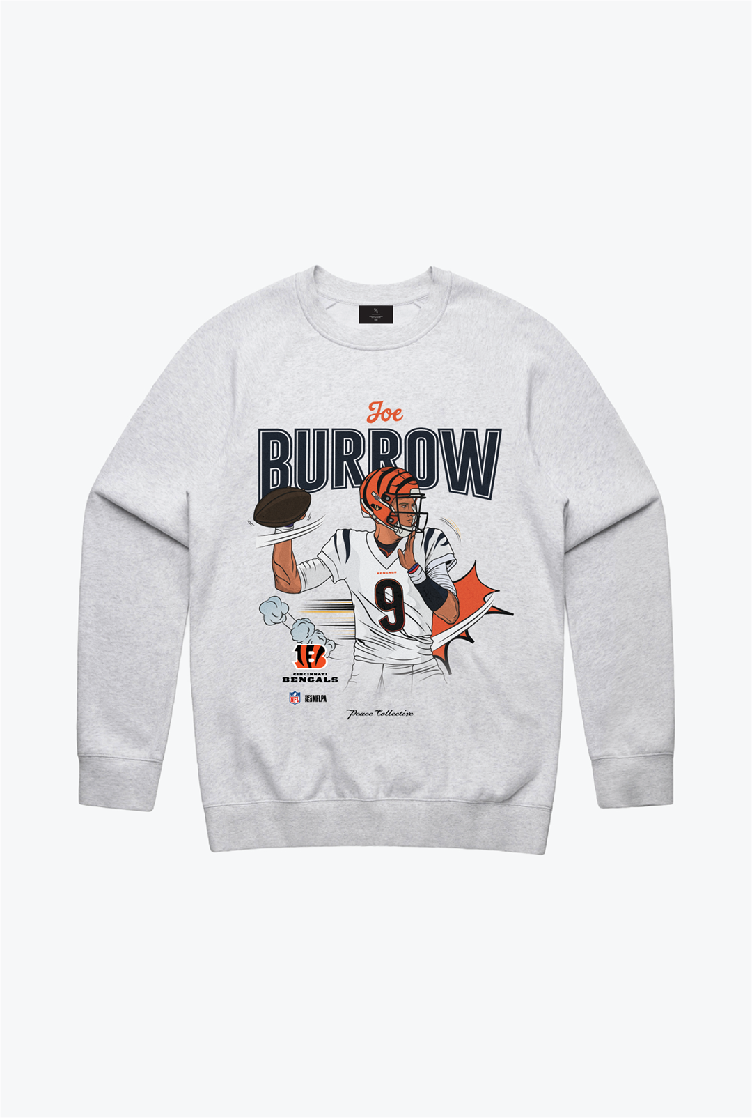 Joe Burrow Crewneck - Ash