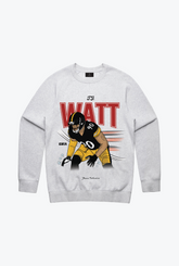 T.J. Watt Crewneck - Ash