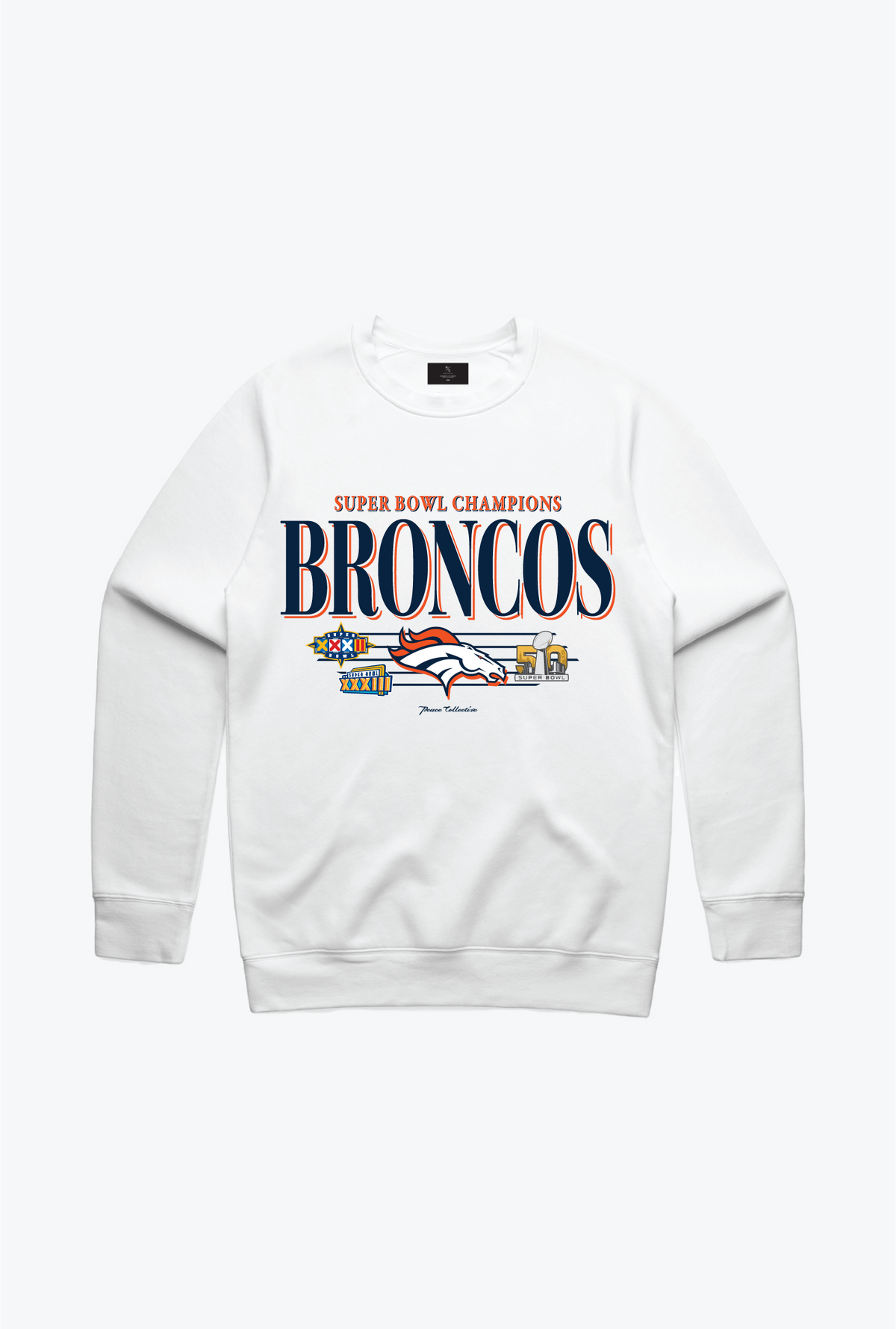 Denver Broncos Vintage Crewneck - White
