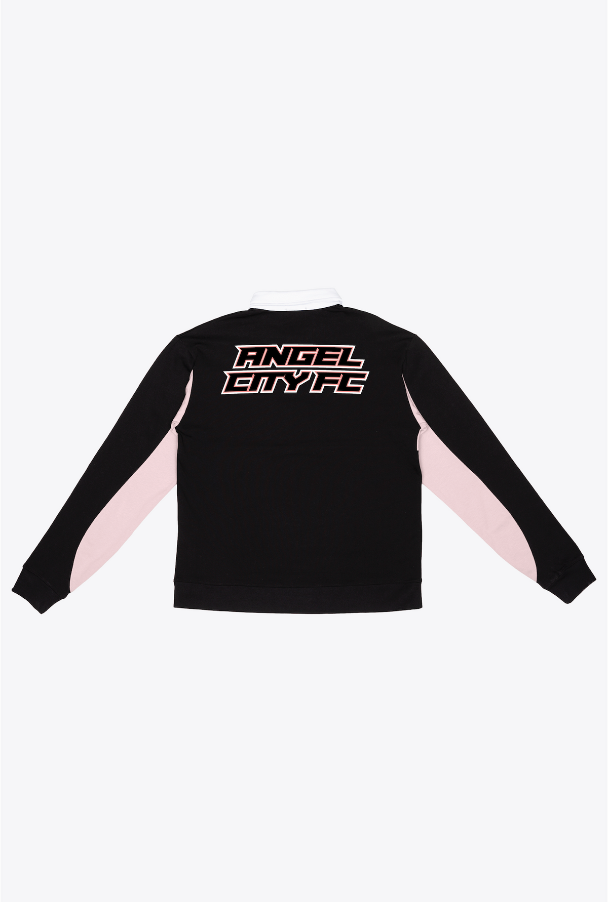 Angel City FC Rugby-Polo - Schwarz/Rosa