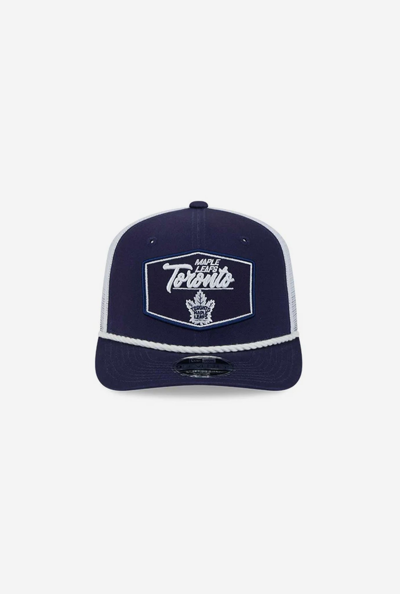 Toronto Maple Leafs Stacked 9SEVENTY Trucker Cap - Navy