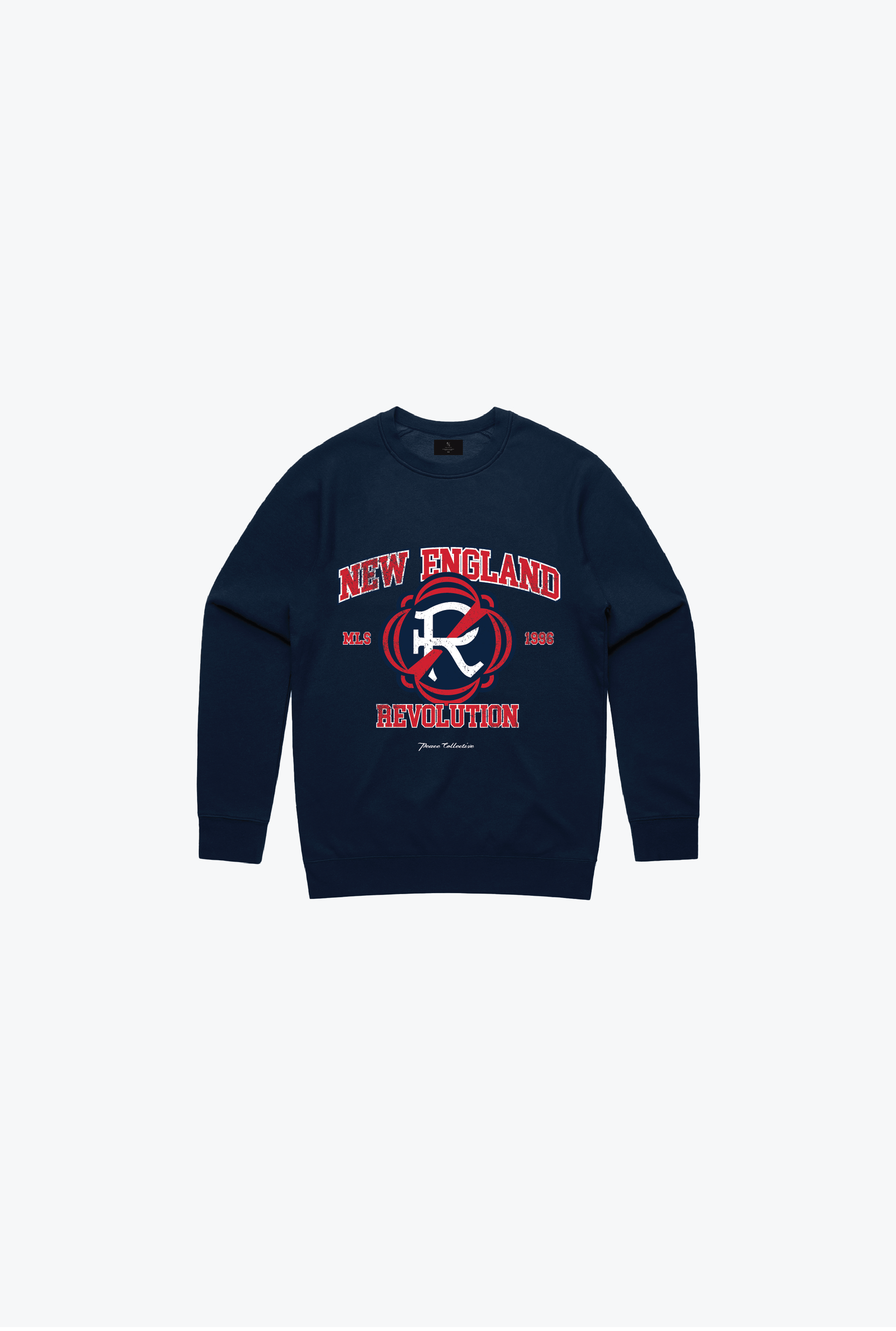 New England Revolution Throwback Kids Crewneck - Ash