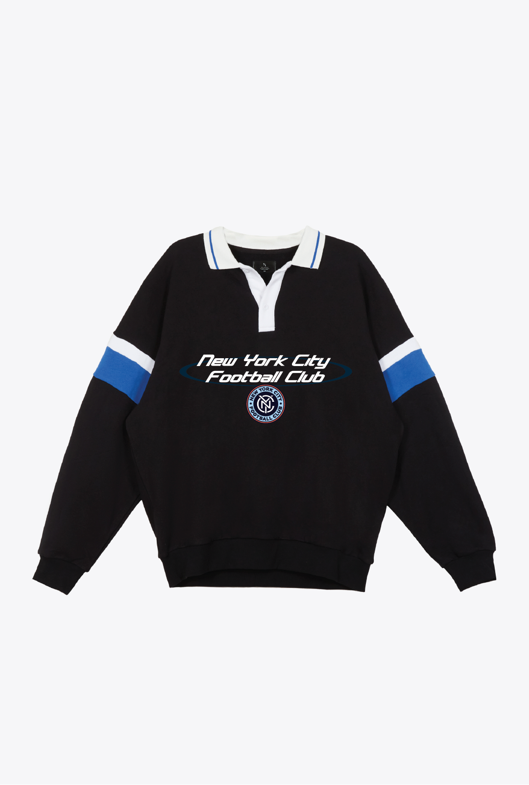 New York City FC Oversized Rugby - Black / Navy