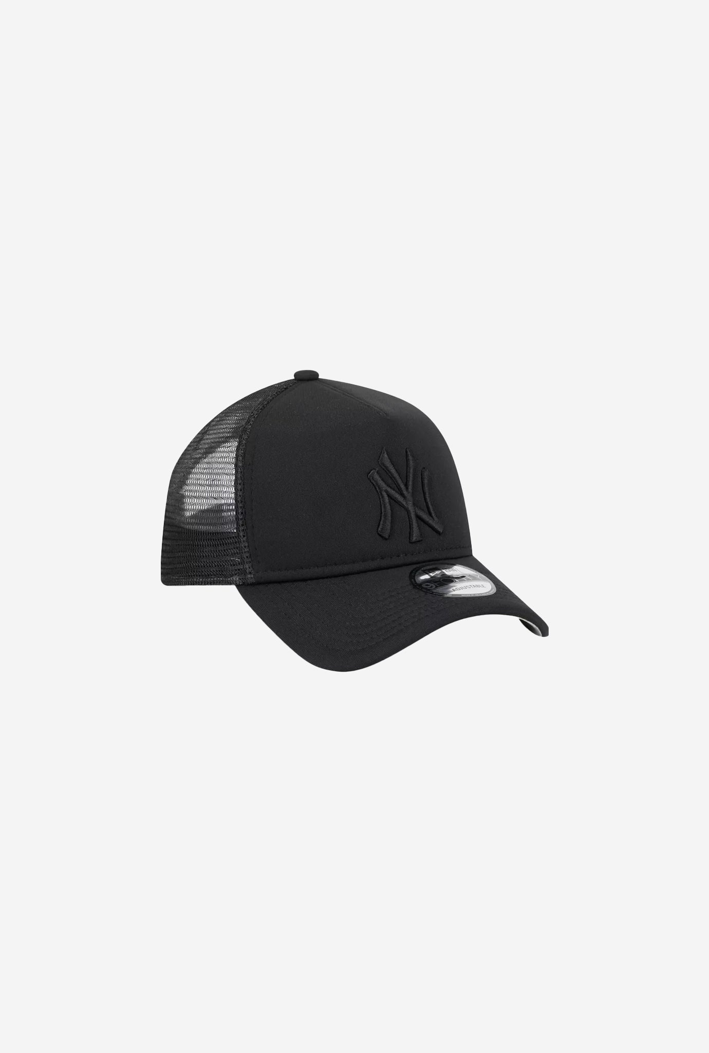 New York Yankees 9FORTY A-Frame Trucker - Black/Black