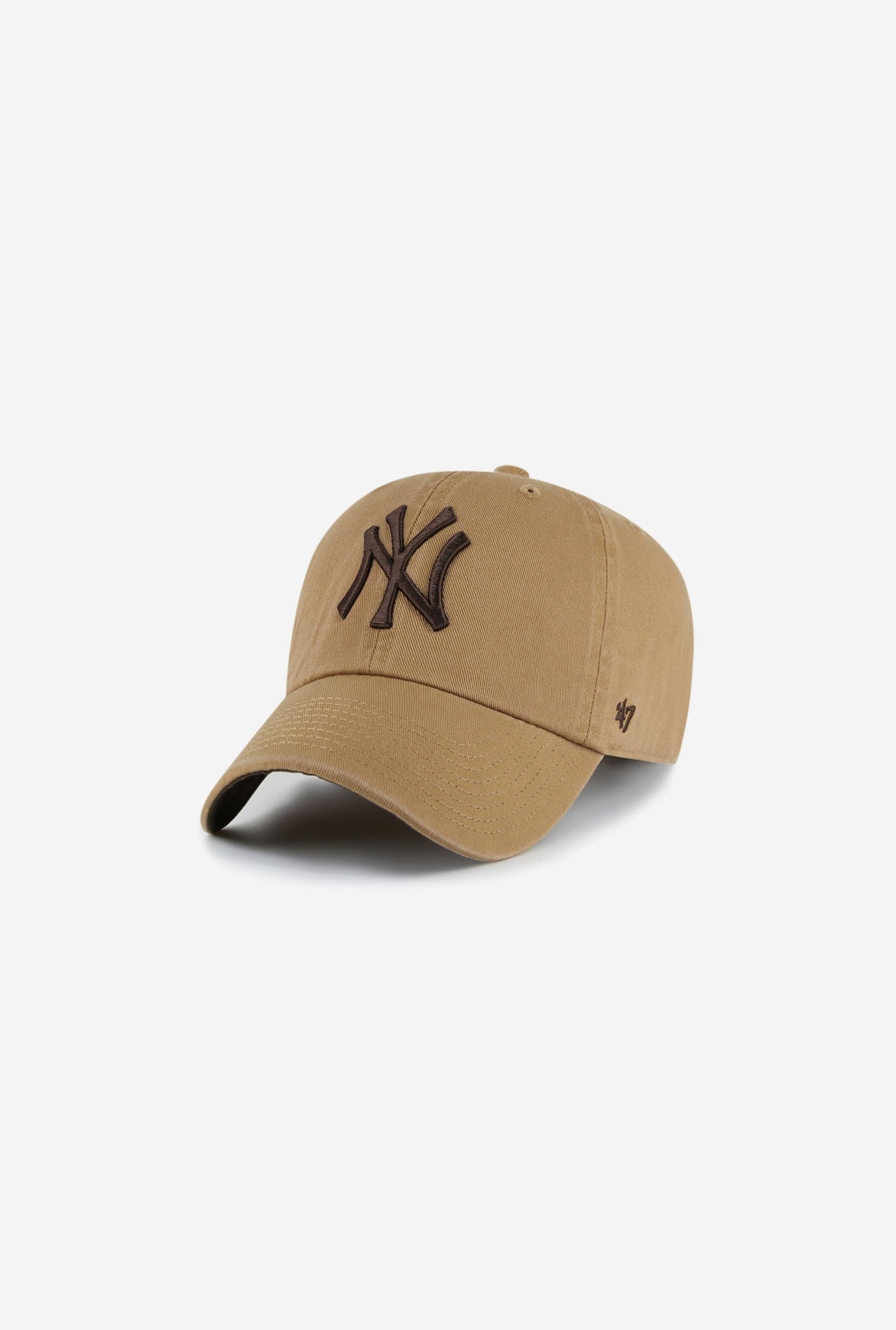 New York Yankees Clean Up Cap - Dune/Chocolate