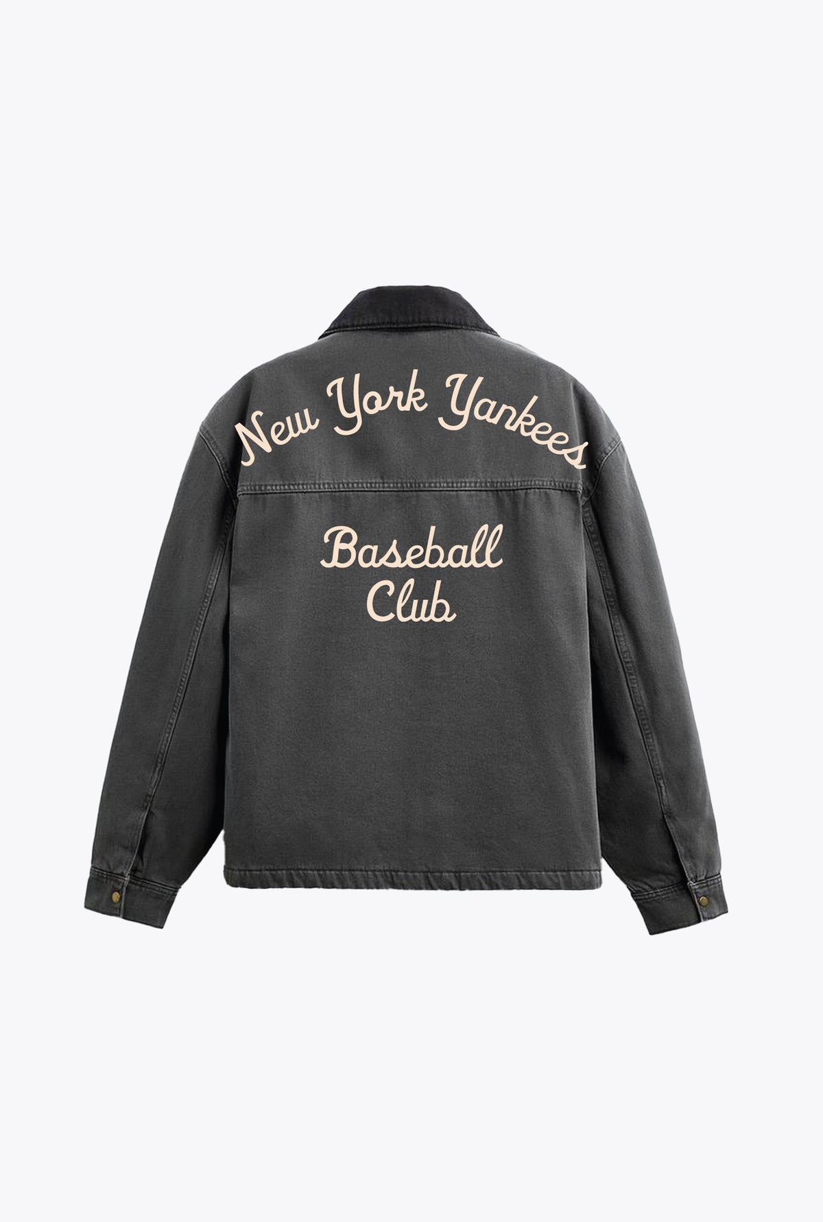 New York Yankees Vintage Work Jacket - Black