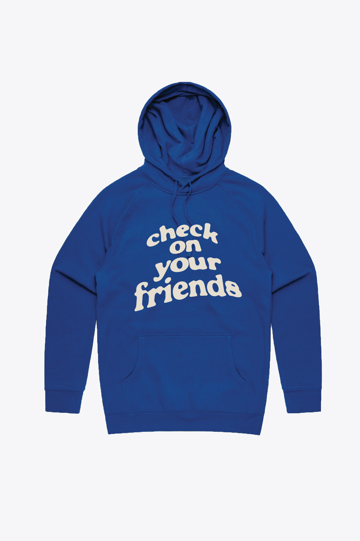 Check on your friends Hoodie - Royal