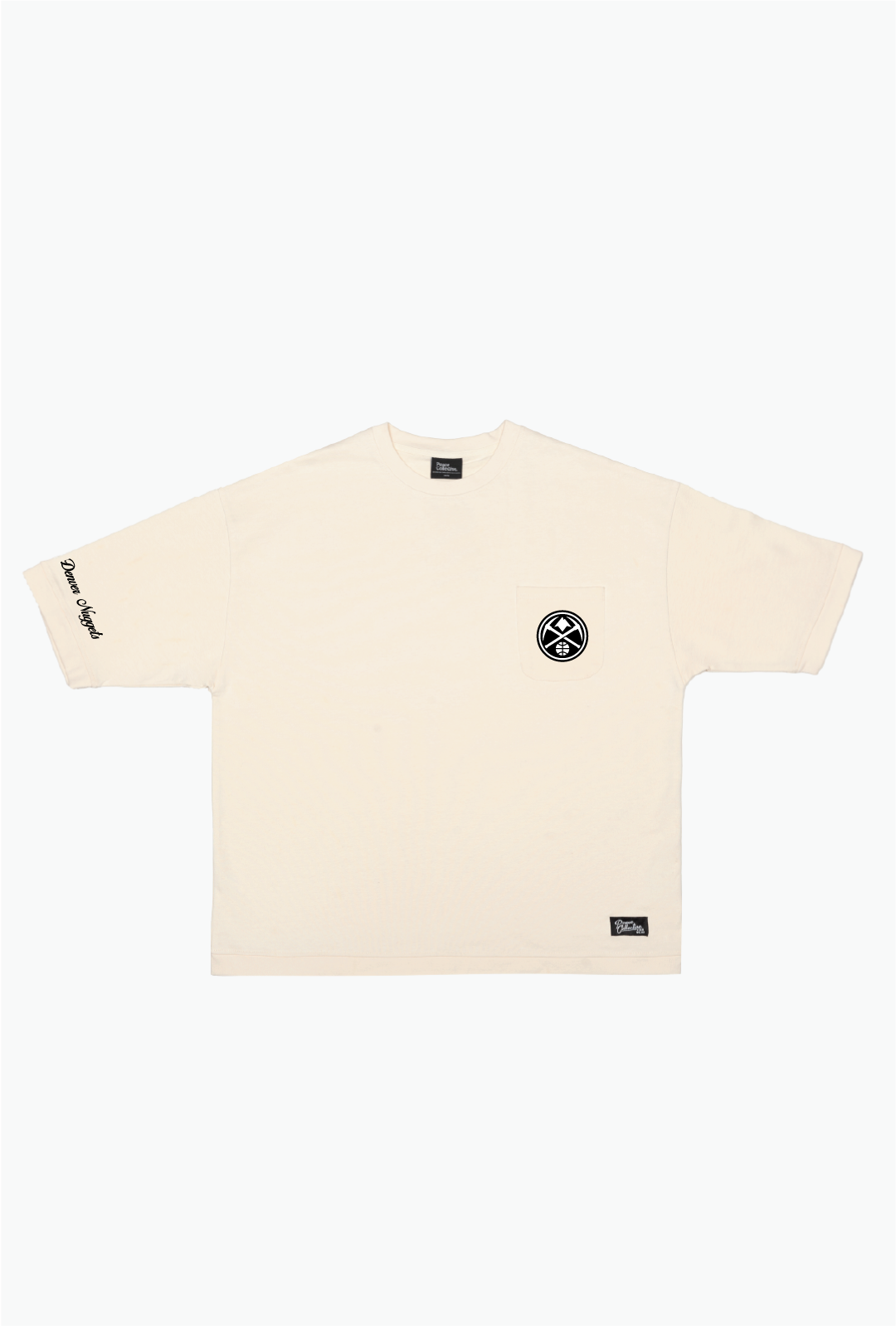 T-shirt Denver Nuggets Preppy à poche épaisse - Ivoire