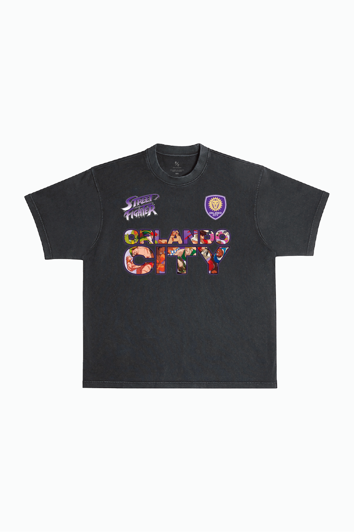 Orlando City SC x Street Fighter Character Premium T-Shirt - Black