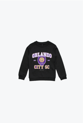 Orlando City SC Vintage Washed Kids Crewneck - Black