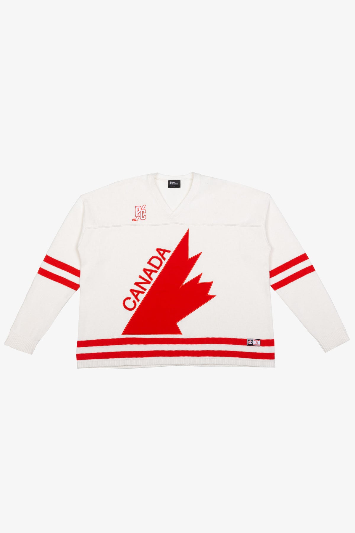 Hockey Canada Knit Long Sleeve Jersey - White