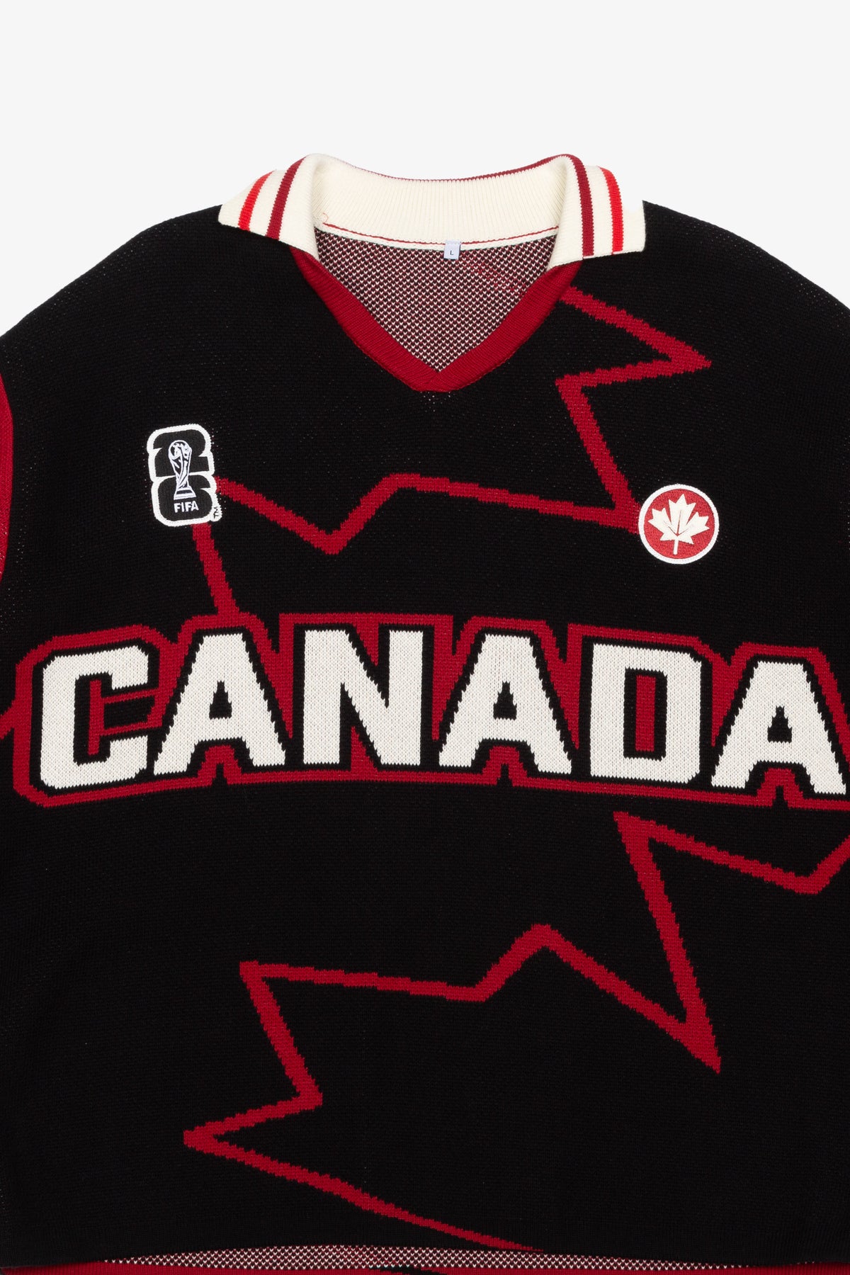FIFA World Cup 2026™ Canada Knit Long Sleeve Jersey - Black