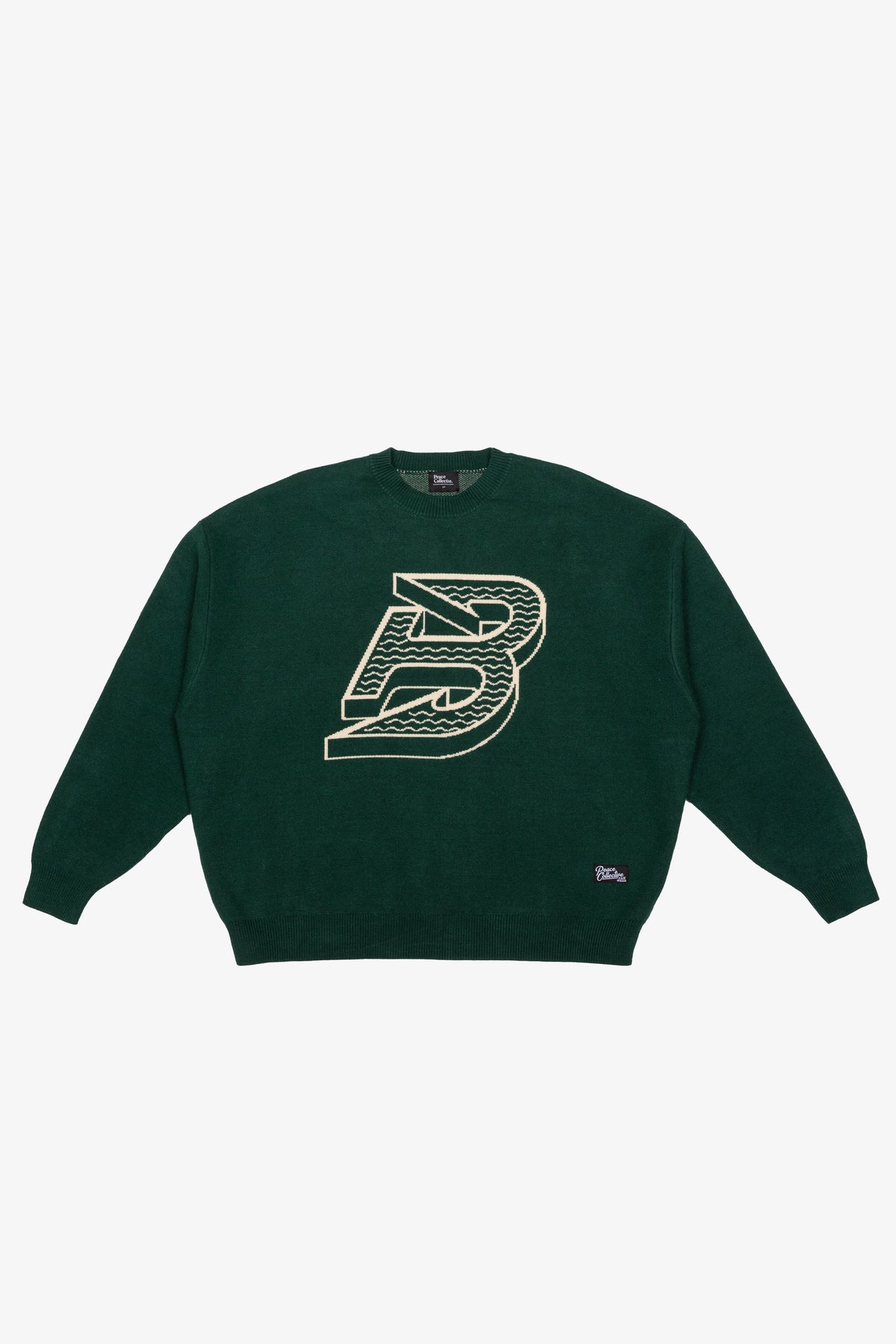 Boston Fleet Logo Knit Sweater - Green