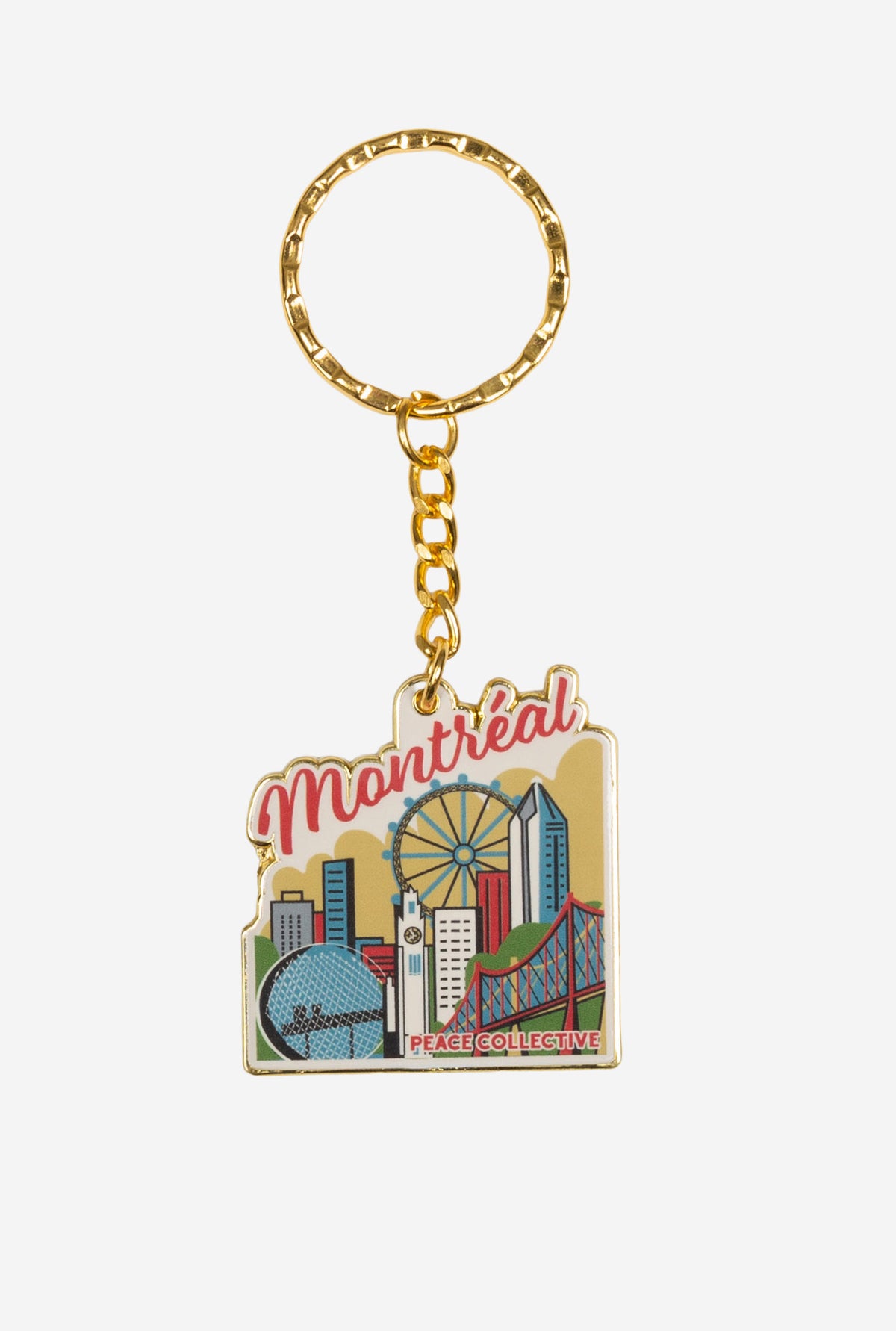 Home is Montreal Keychain