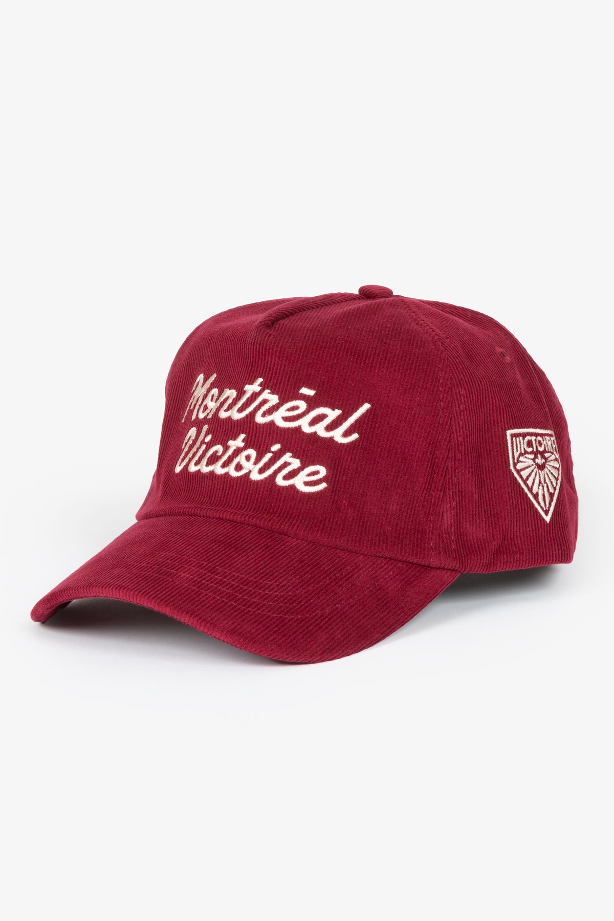 Montréal Victoire Corduroy A-Frame Cap - Maroon