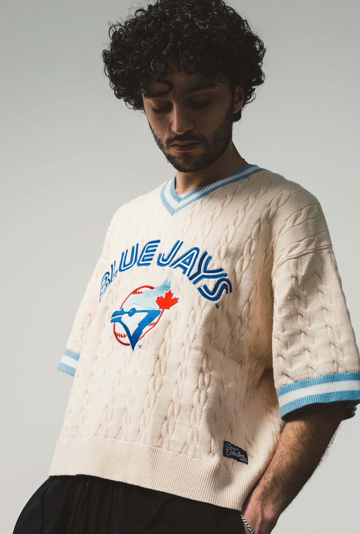Toronto Blue Jays Knit Jersey - Ivory