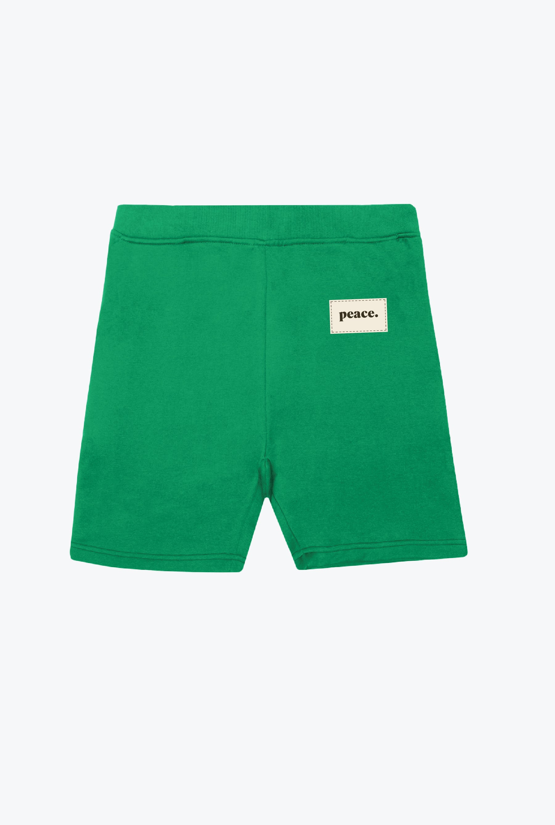 Peace Basics Fleece Shorts - Green