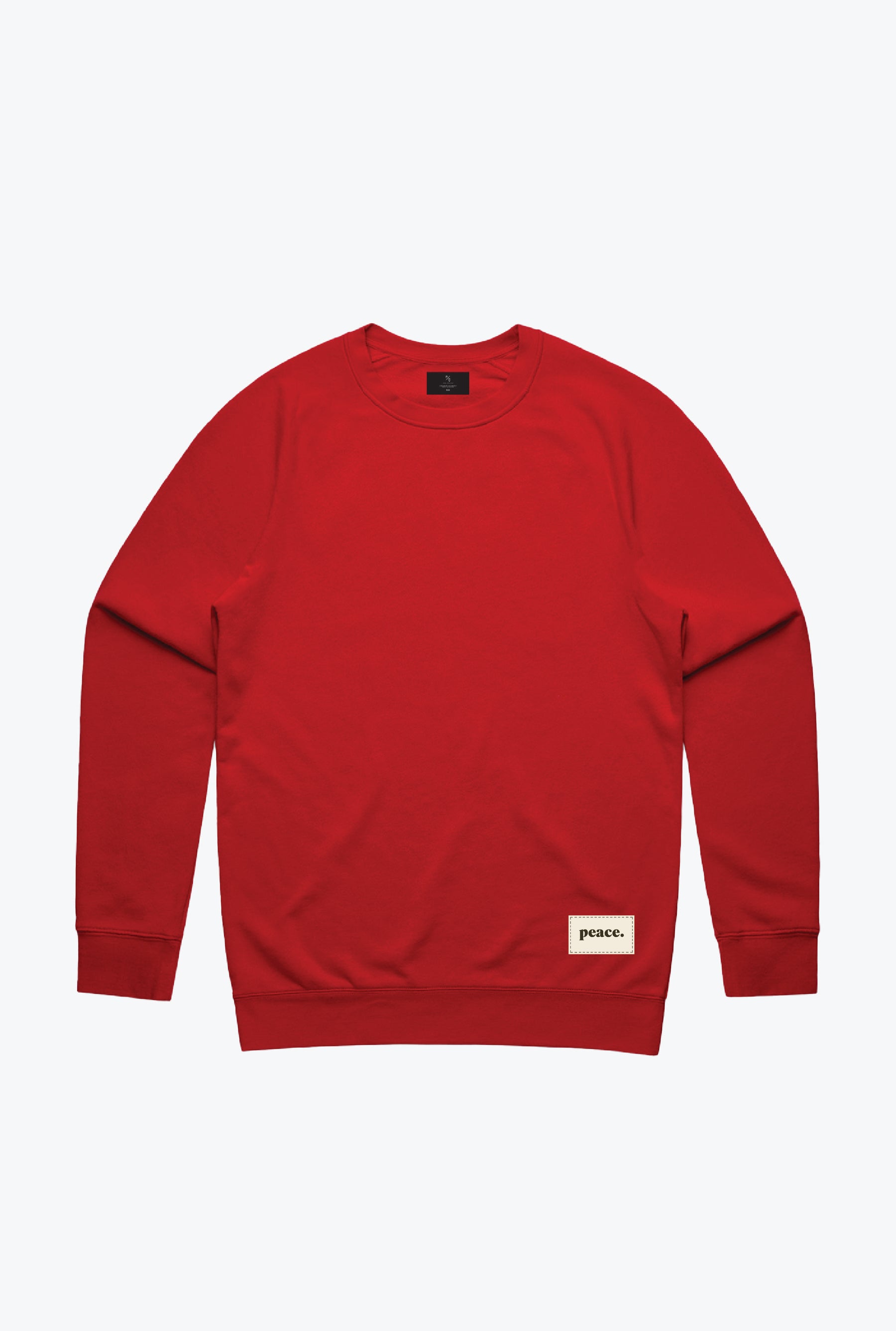 Peace Basics Crewneck - Red