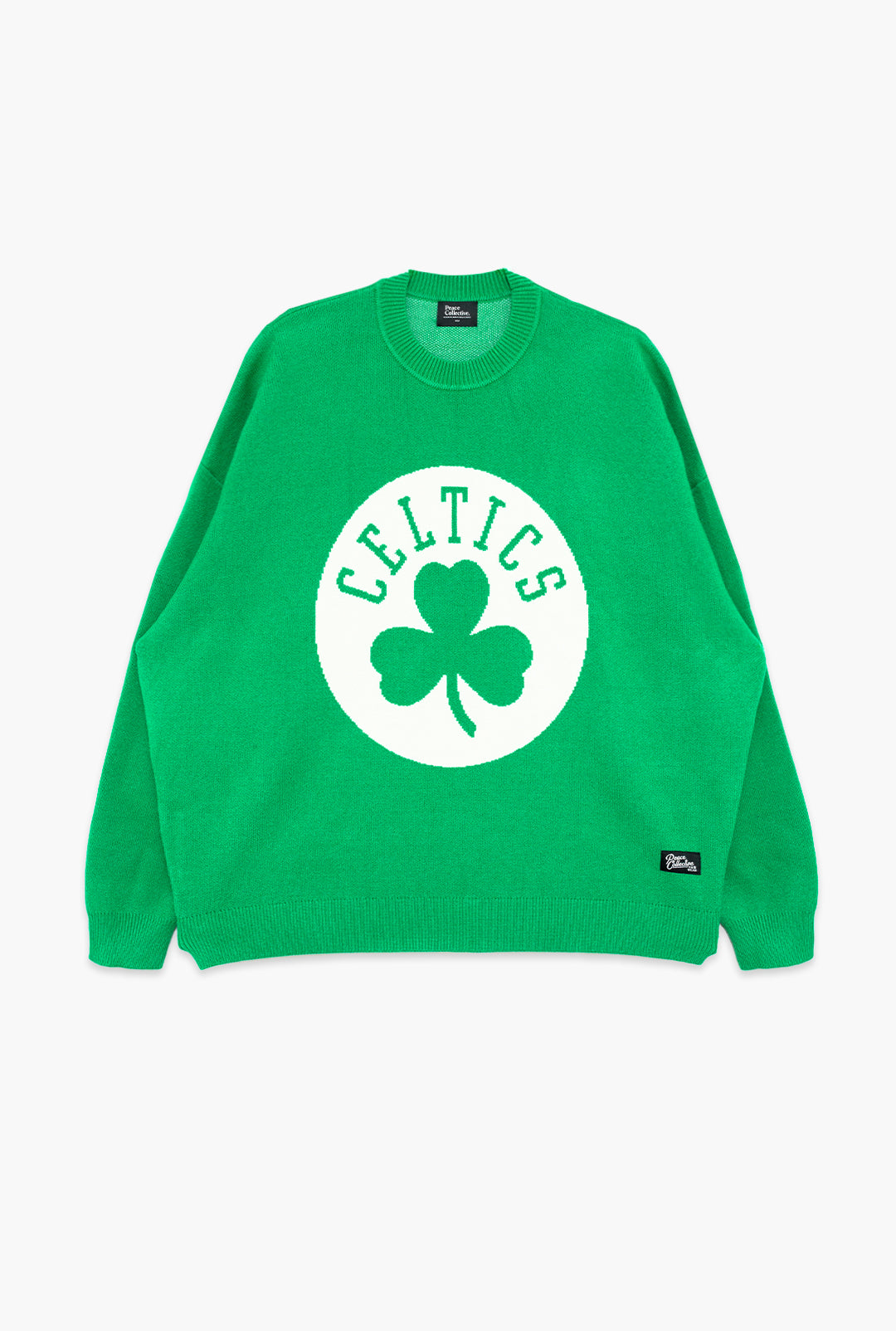 Boston Celtics Oversized Knit Sweater - Green
