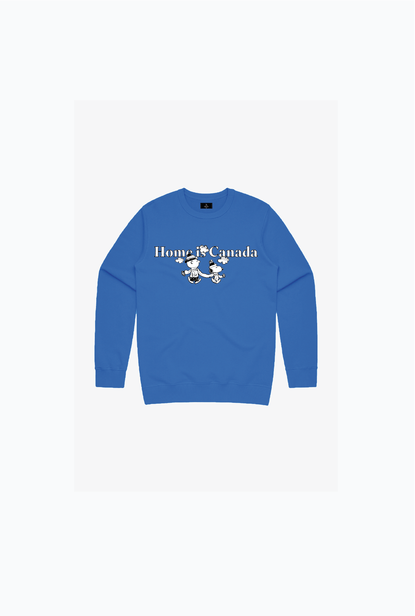 PC x Peanuts Home is Canada Kids Crewneck - Royal