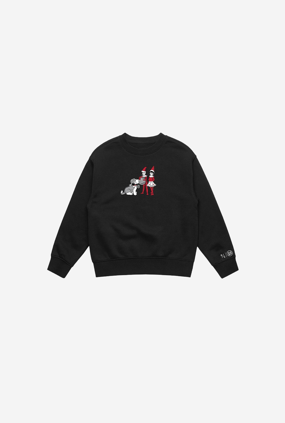 P/C x The Elf on the Shelf® Kindness Matters Kids Crewneck - Black