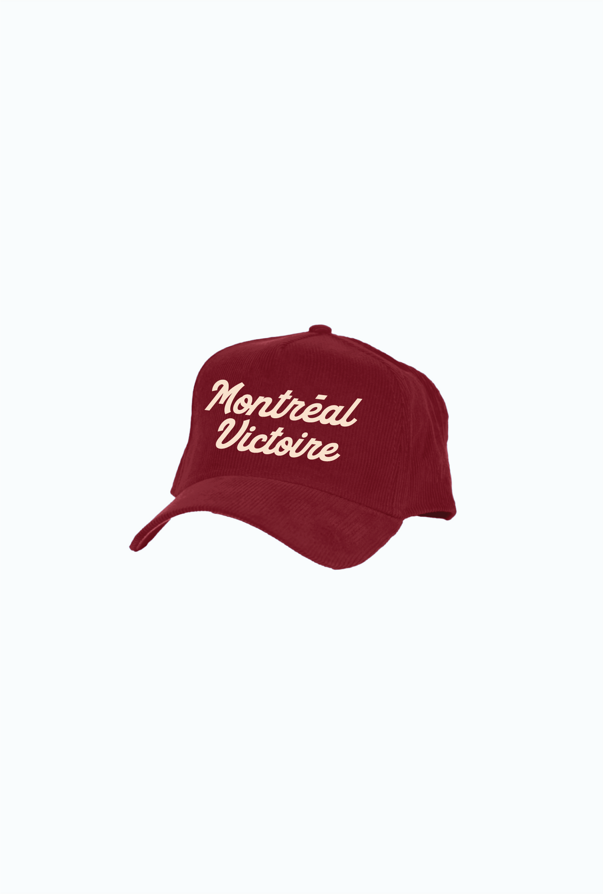 Montréal Victoire Corduroy A-Frame Cap - Maroon