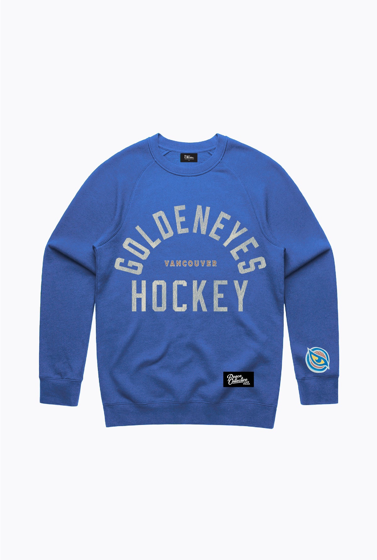 Vancouver Goldeneyes Vintage Heavyweight Crewneck - Pacific Blue
