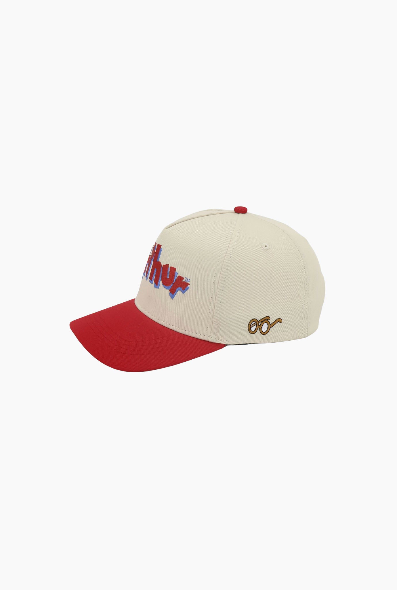 P/C x Arthur A-Frame Cap - Ivory / Red