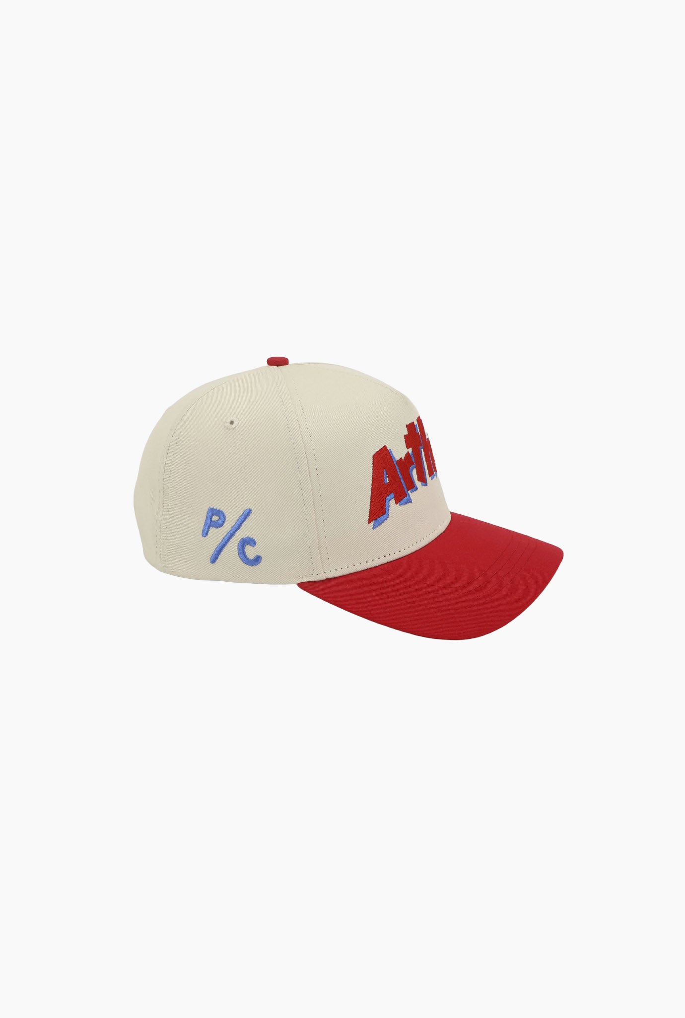 P/C x Arthur A-Frame Cap - Ivory / Red
