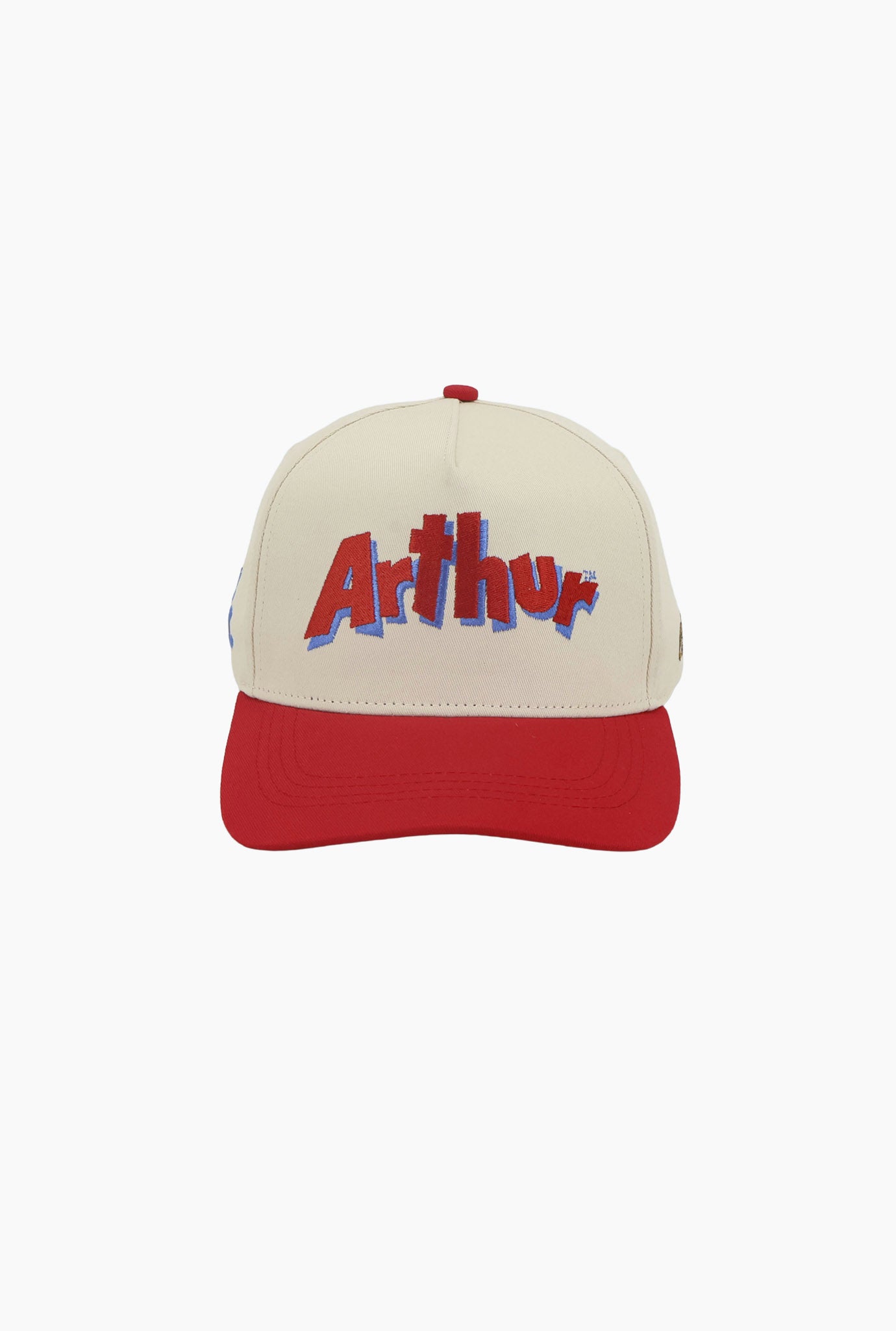 P/C x Arthur A-Frame Cap - Ivory / Red