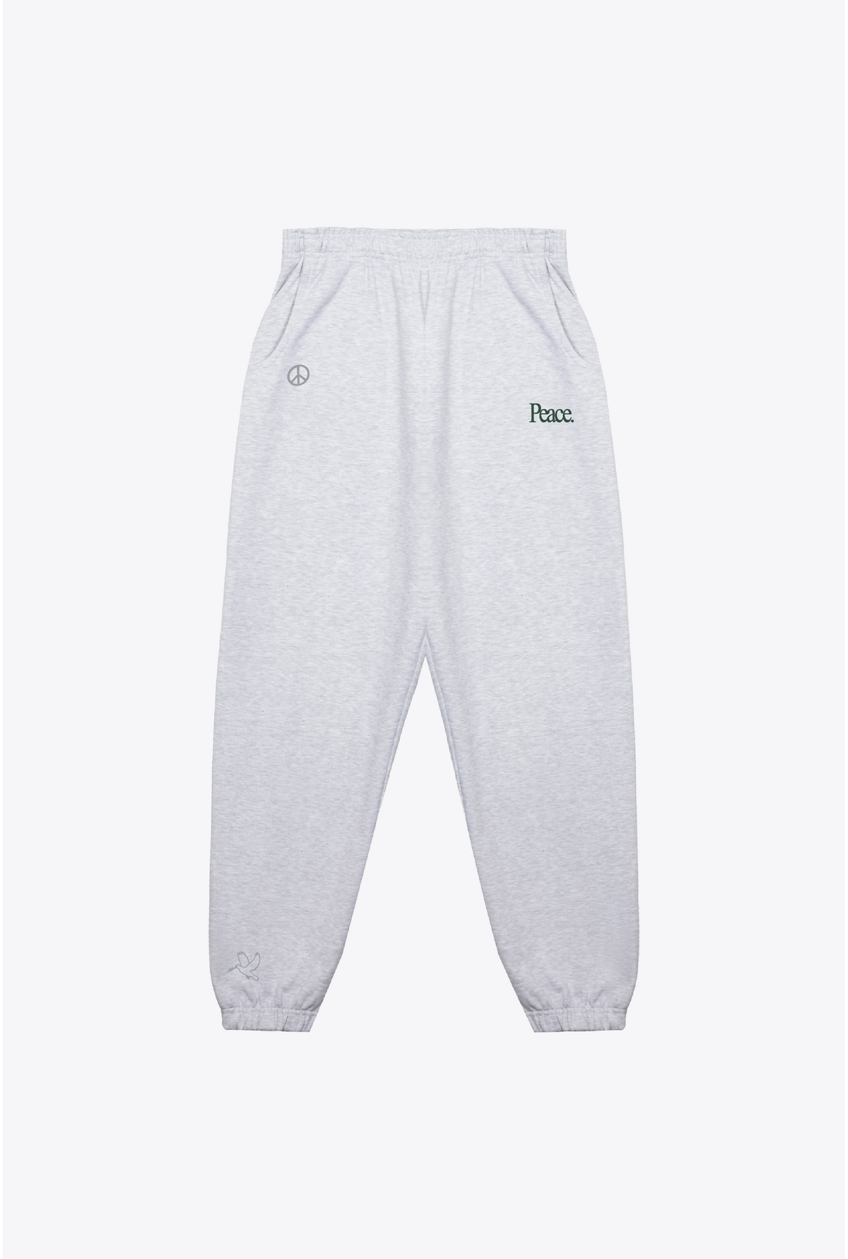 Peace Emblem SuperHeavy™️ Jogger - Ash