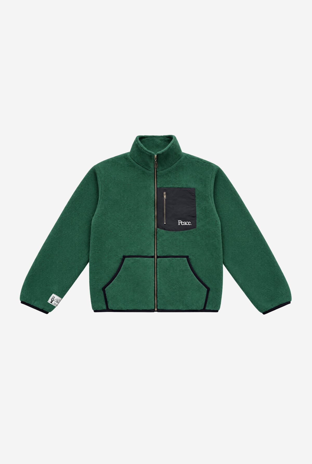 Peace Sherpa Fleece - Green