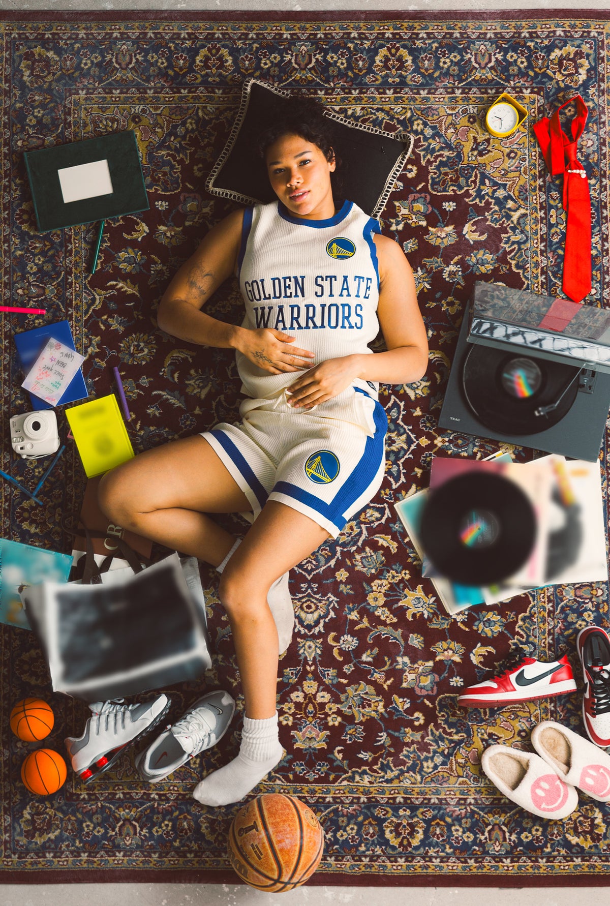 Golden State Warriors Knit Basketball Shorts - Ivory