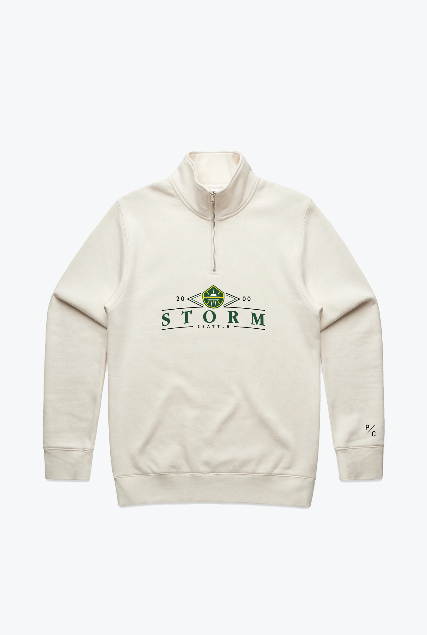 Seattle Storm Quarter Zip - Elfenbein