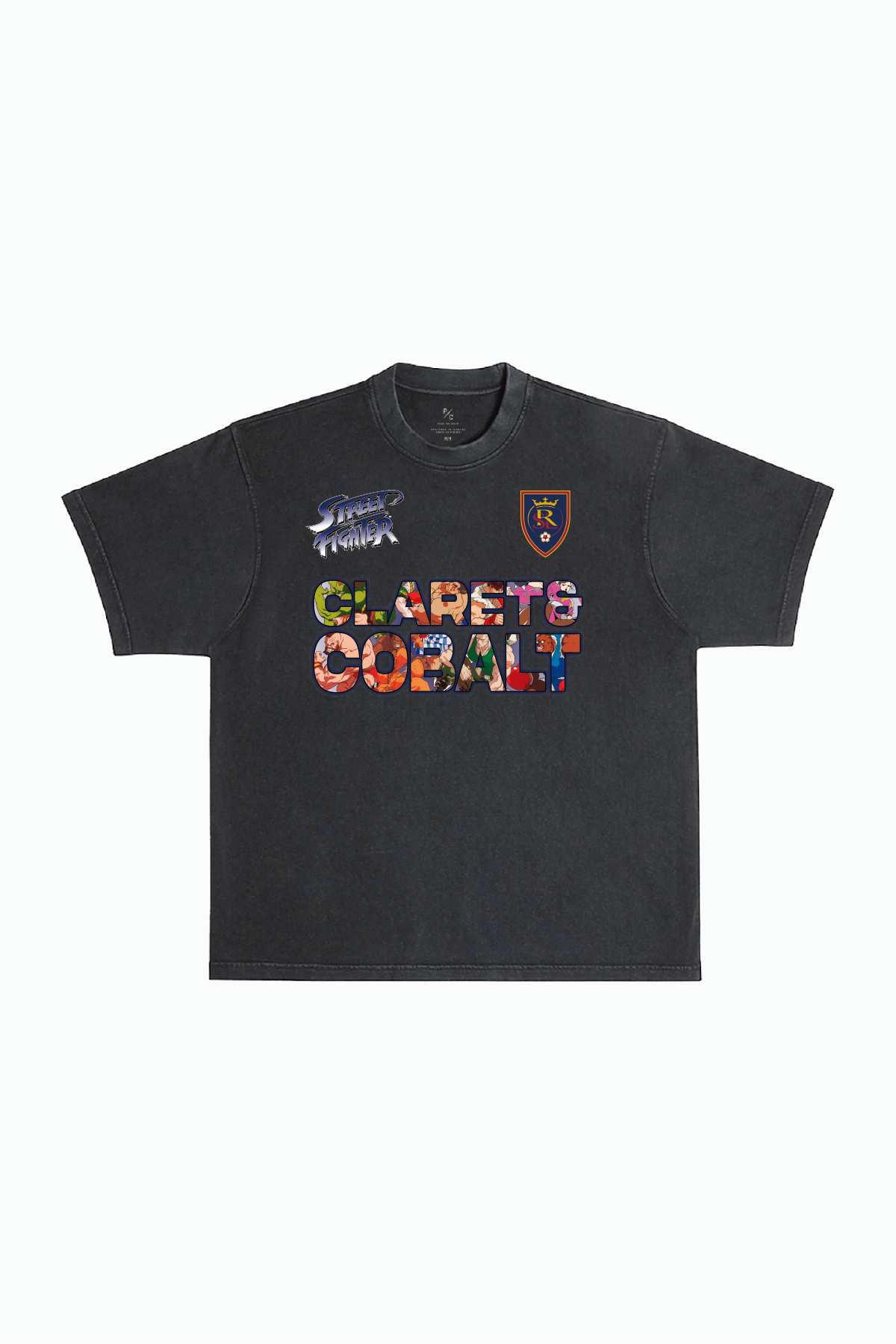 Real Salt Lake x Street Fighter Character Premium T-Shirt - Black