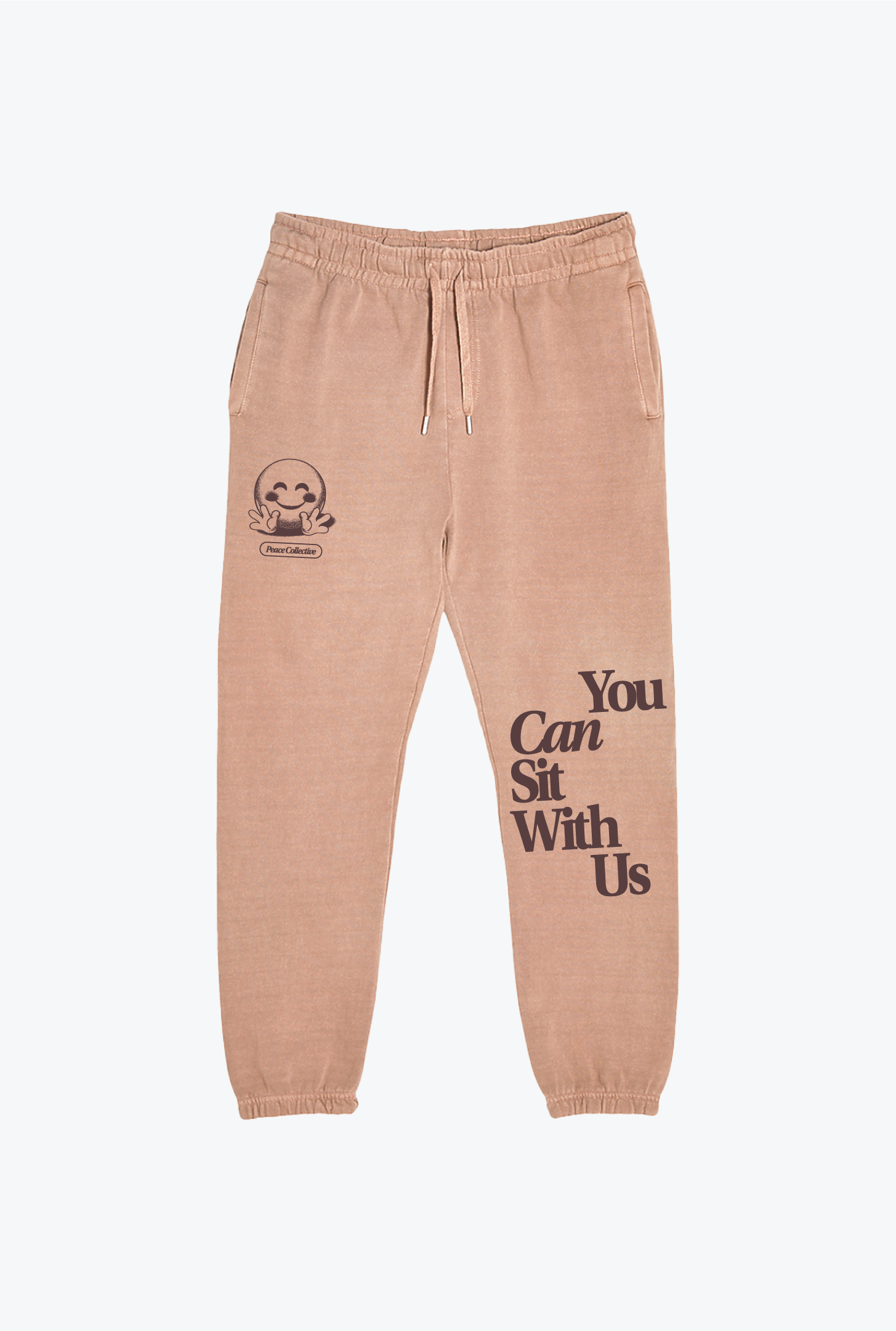 You Can Sit With Us Heavyweight Jogger - Burro