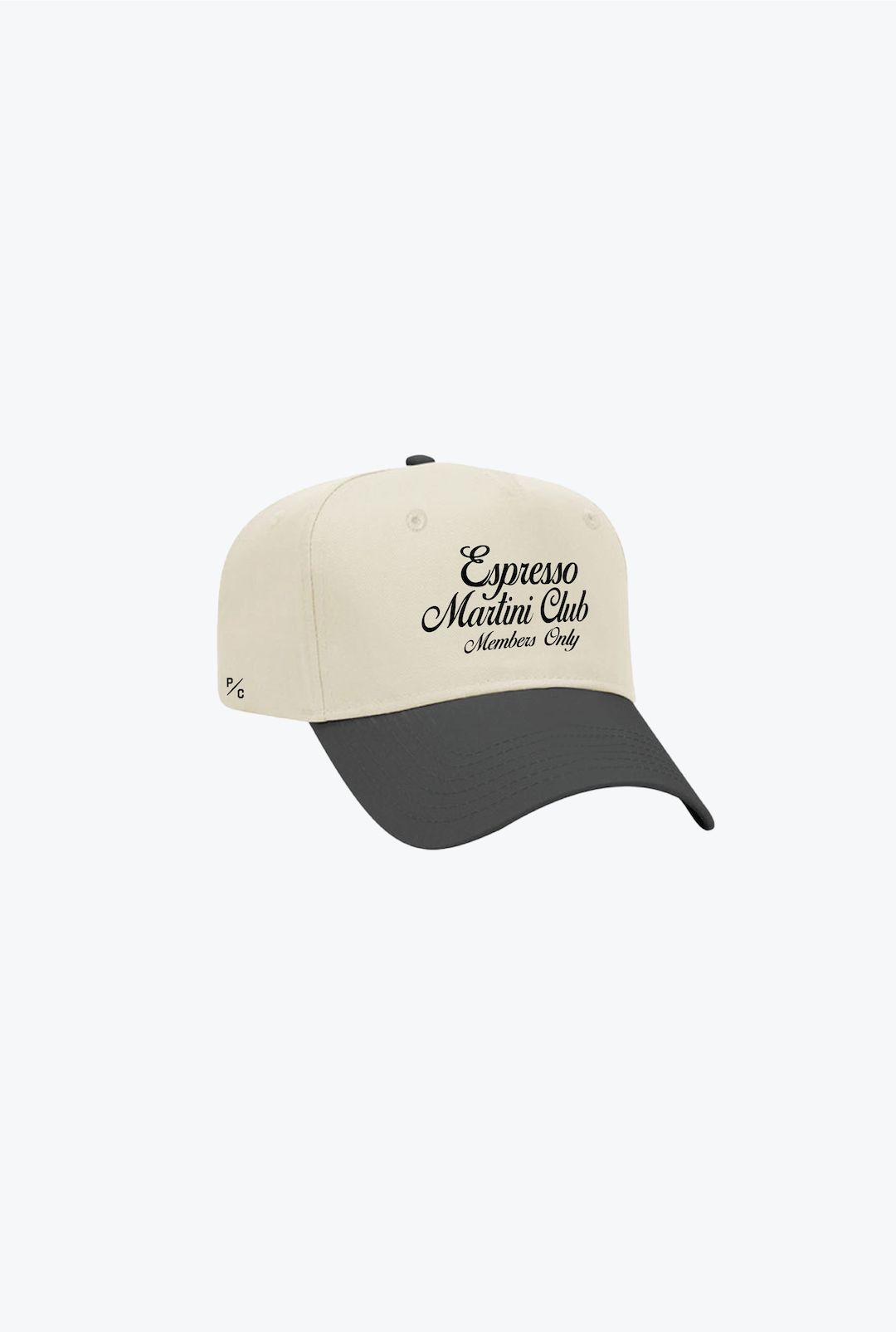 Espresso Martini Club A-Frame Cap - Black/Ivory