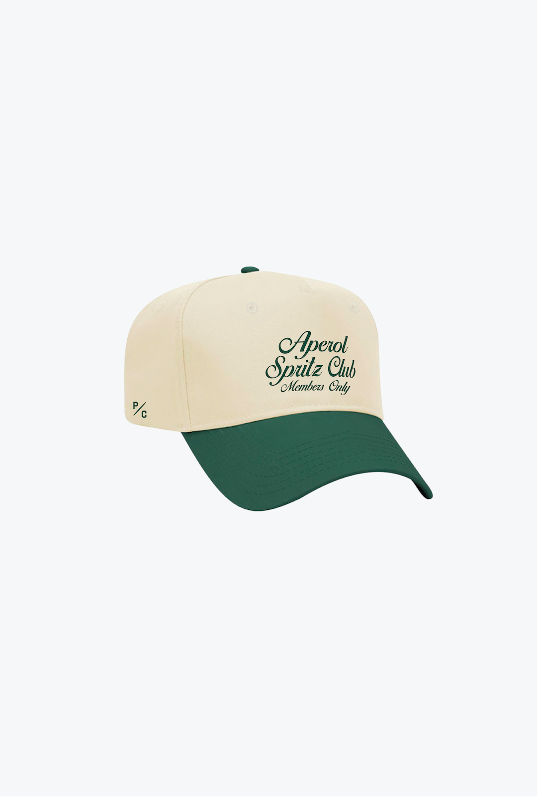 Aperol Spritz Club A-Frame Cap - Forest Green/Ivory