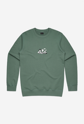 Peanuts Mental Health Matters Crewneck - Sage