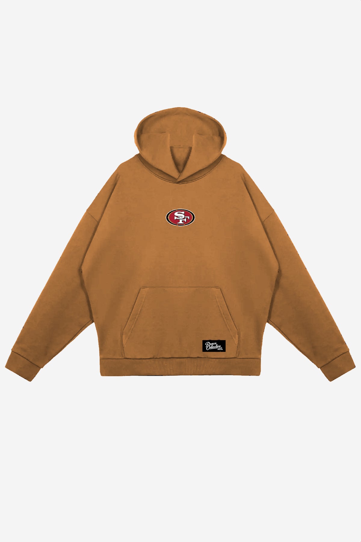 San Francisco 49ers Fanleisure Heavyweight Hoodie - Brown