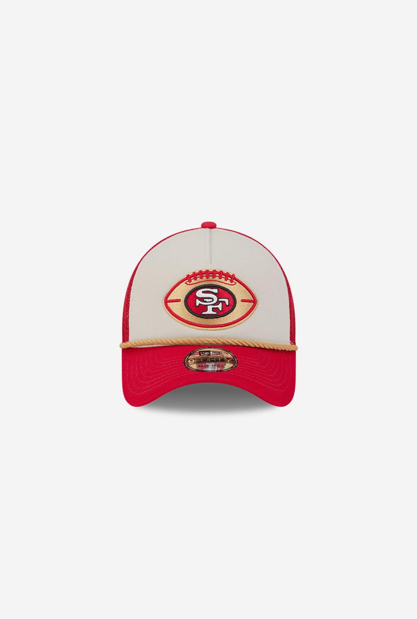 San Francisco 49ers Sideline 9FORTY Trucker Cap - Red
