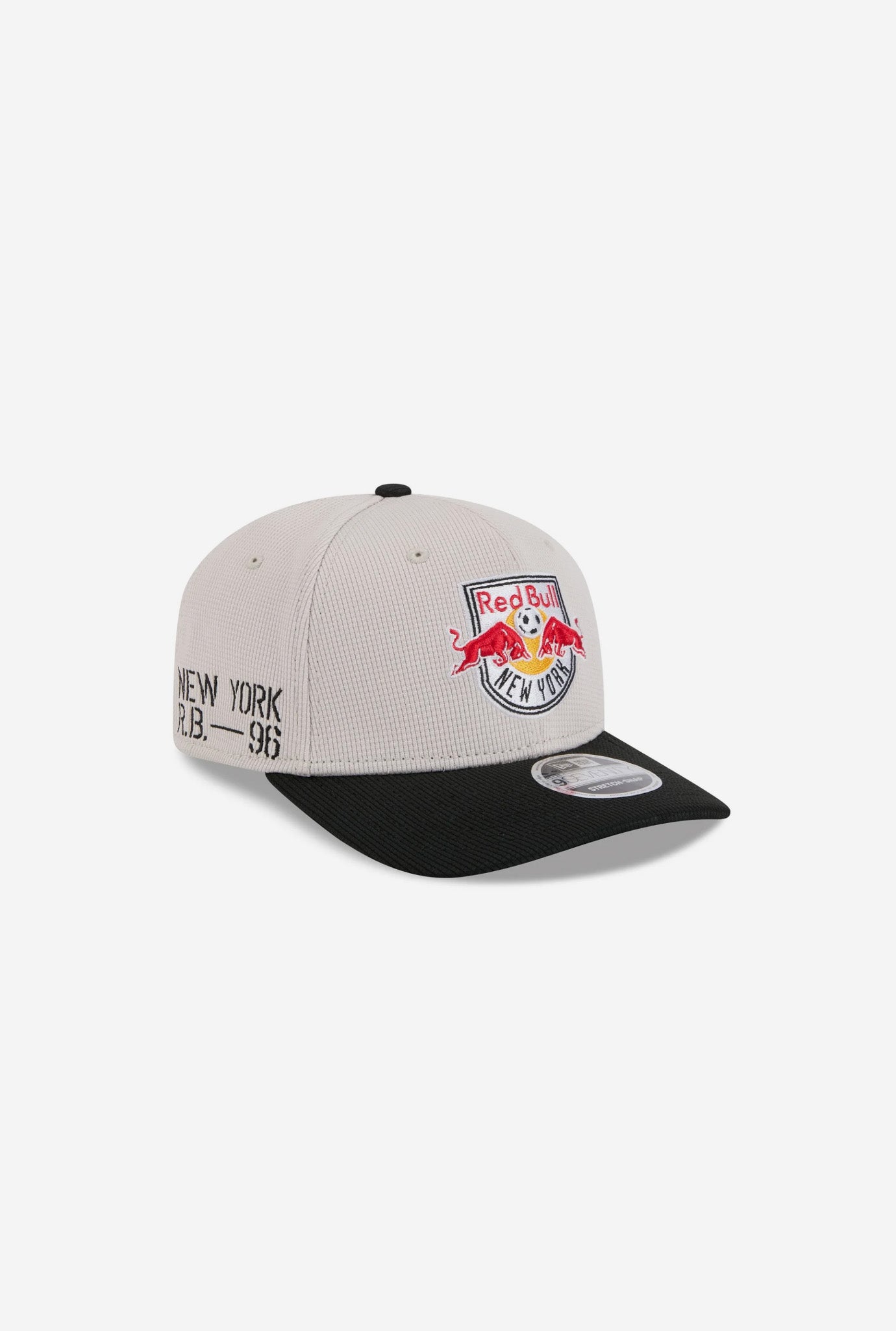 New York Red Bulls Jersey Hook 2025 9SEVENTY Cap - Grey