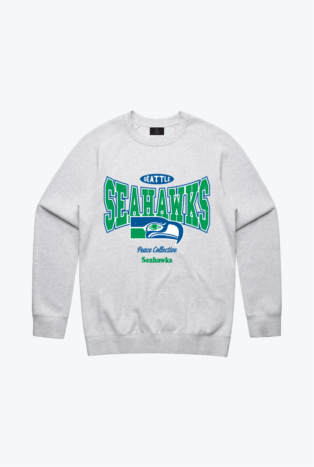 Seattle Seahawks Vintage Crewneck - Ash