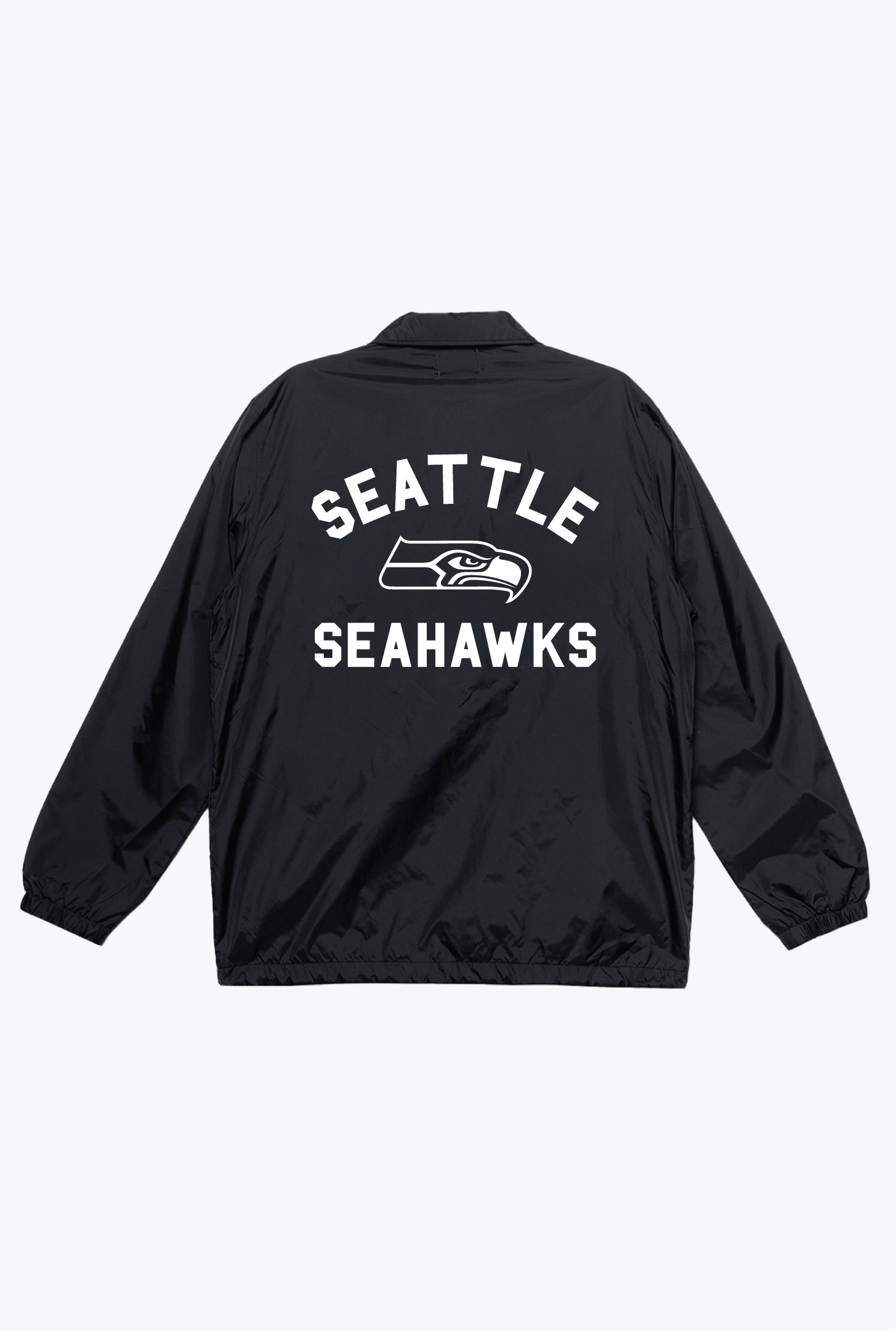 Seattle Seahawks Essentials Coach Jacket - Black