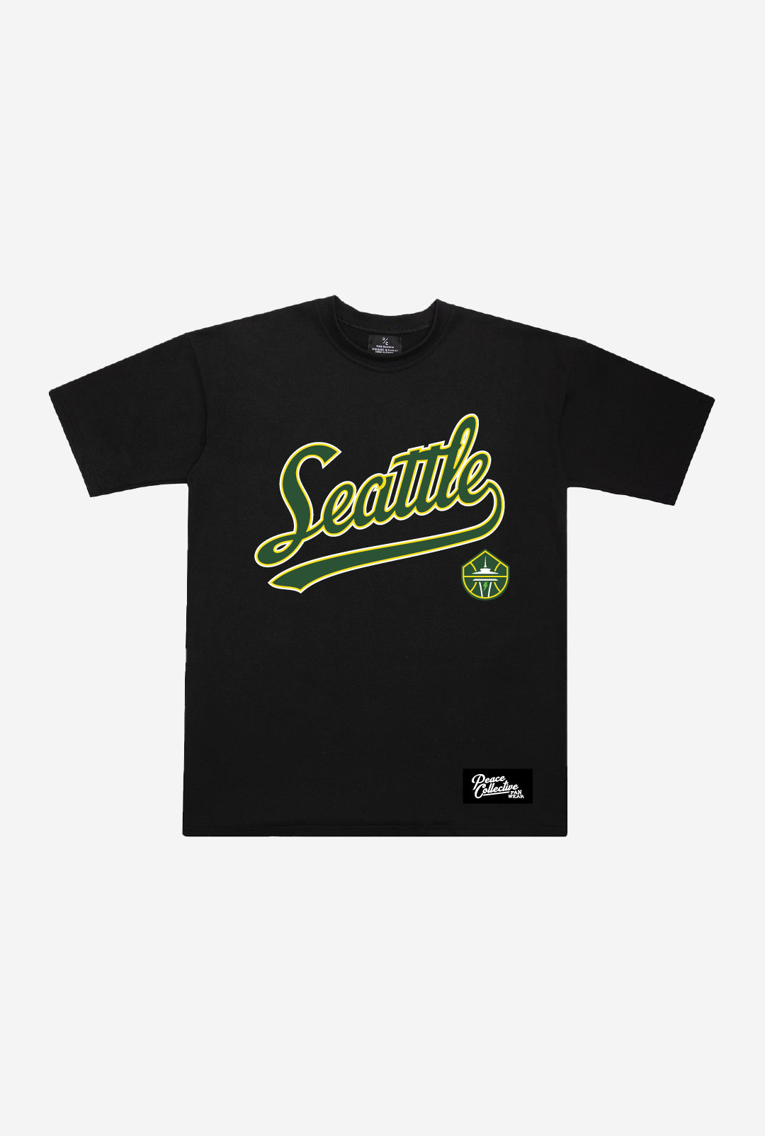 Seattle Storm Spirit Heavyweight T-Shirt - Black