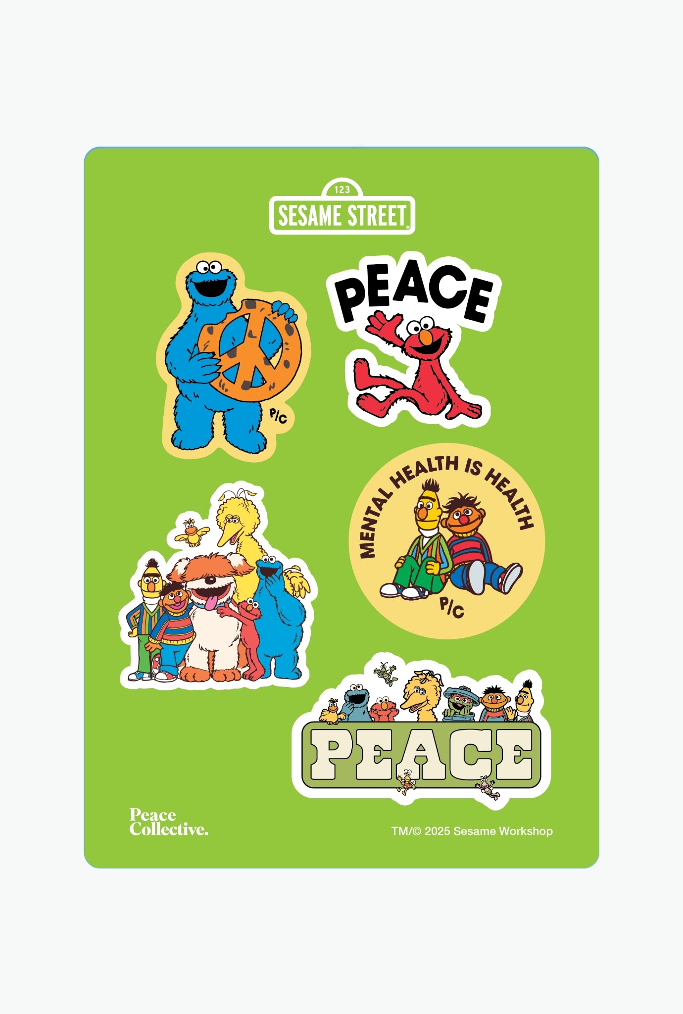 Sesame Street Sticker Pack - Multicolour