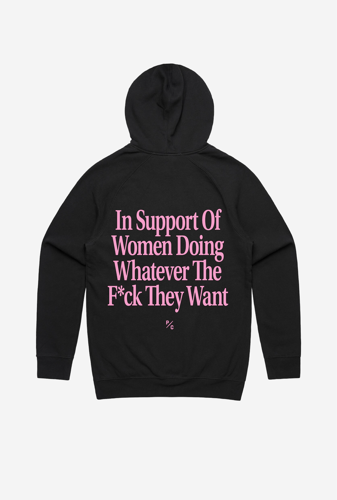 In Support Of Women Hoodie - Black