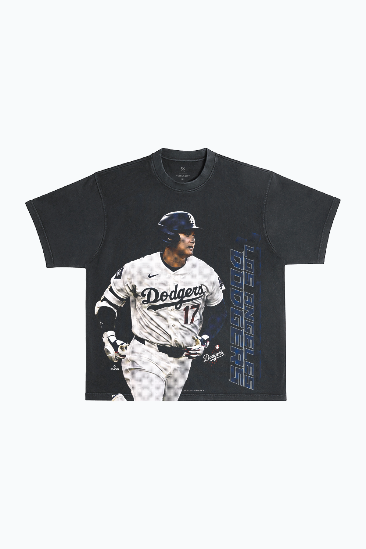Shohei Ohtani Heavyweight Garment Dyed T-Shirt - Black
